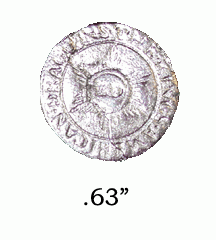 King's American Dragoons Button